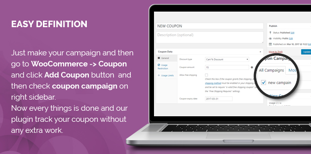 Woocommerce Coupon Campaigns & Tracking - 2