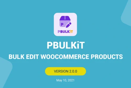 PBULKiT - Bulk Edit WooCommerce Products v2.3.0 banner update to version 2.0.0 - banner