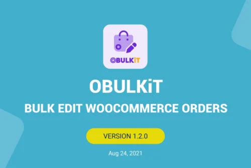 OBULKiT - Bulk Edit WooCommerce Orders v1-2-0
