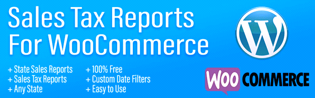 Sales tax reports for woocommerce