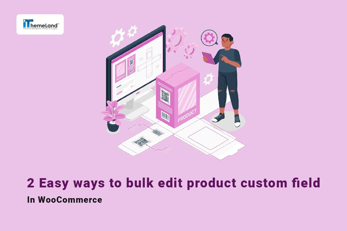 Bulk edit product custom field