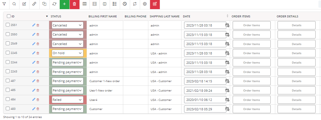 Filter orders by product categories result in  WooCommerce Orders Bulk Editing Plugin