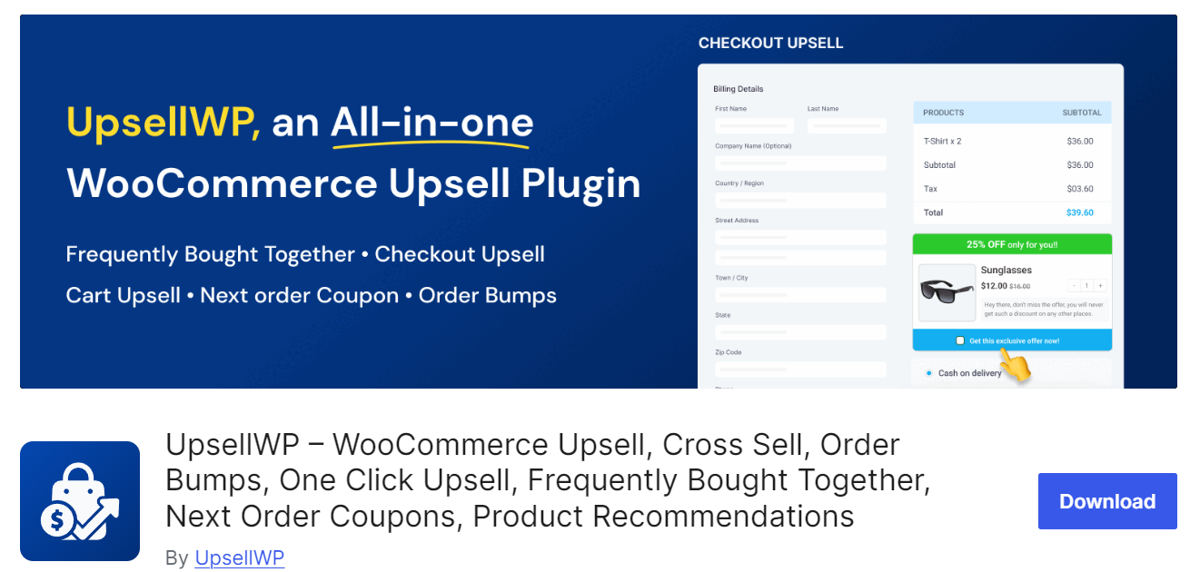 Upsell WP Plugin