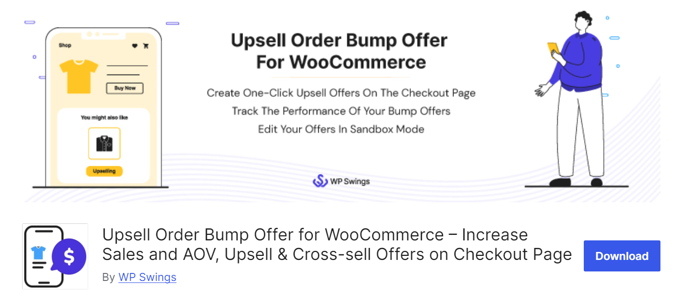 Upsell order bump offer for WooCommerce plugin