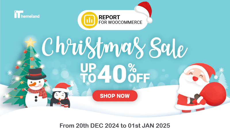 REPORTiT - Advanced WooCommerce Reporting christmass offer banner