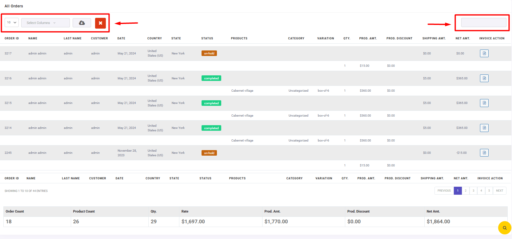 Customize report by different tools