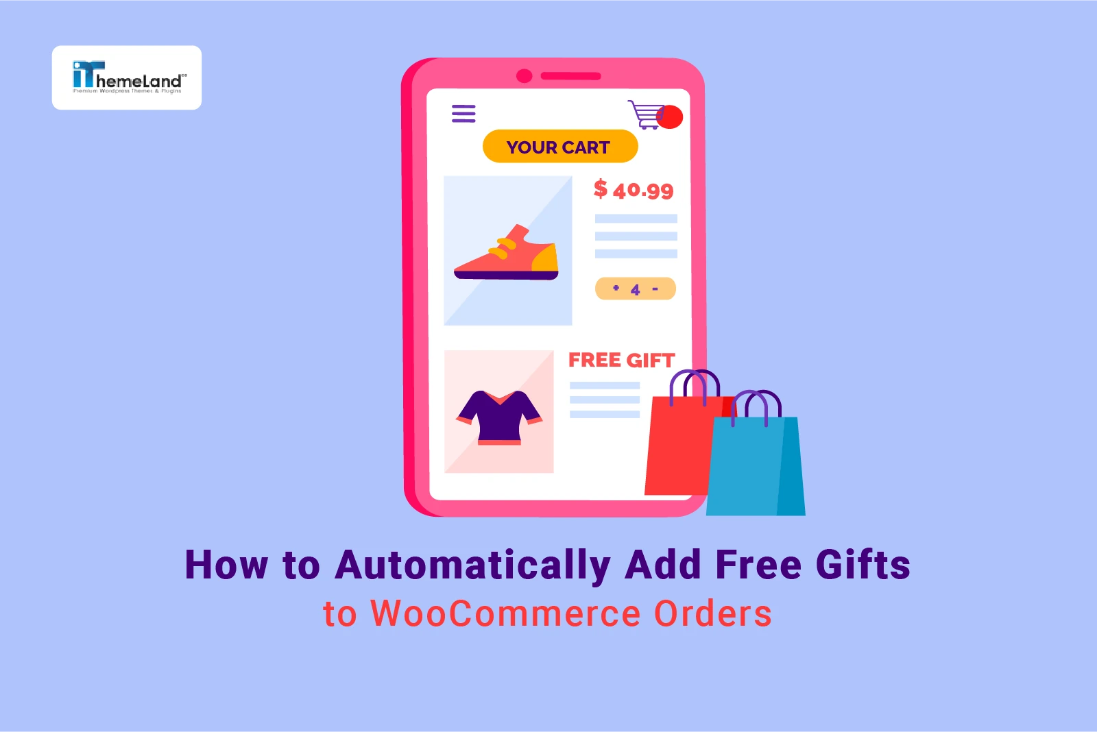 Automatically add free gifts to woocommerce orders