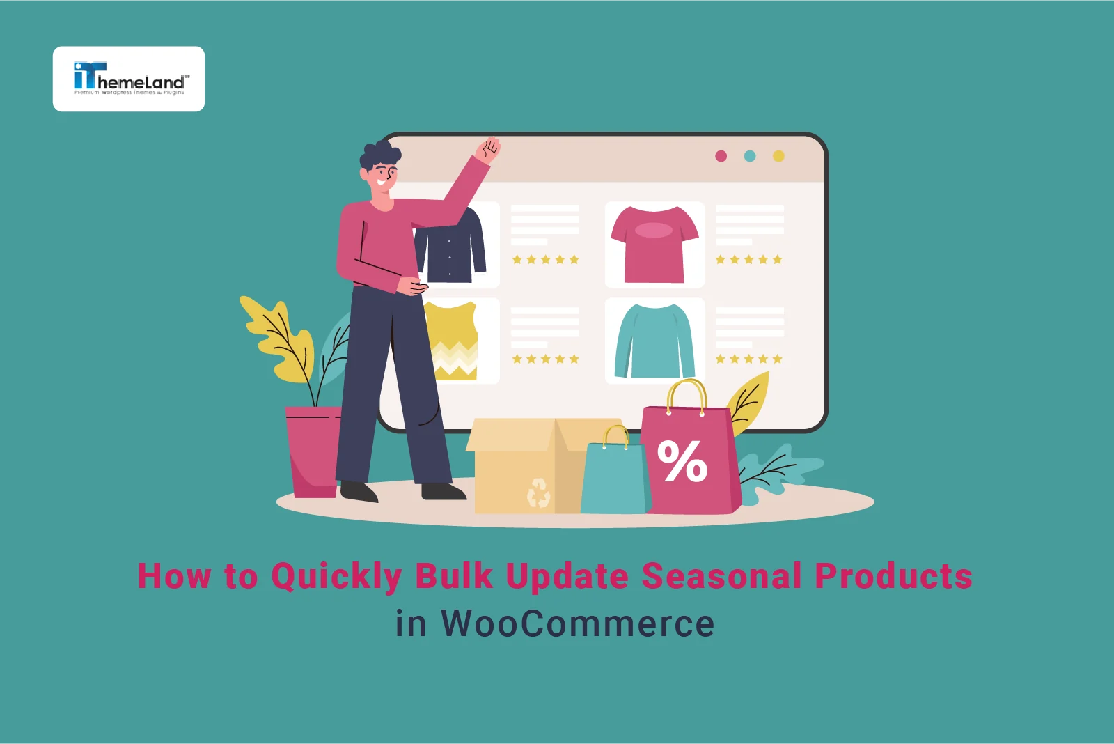 How to update seasonal products in woocommerce banner