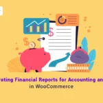 Generating financial report for accounting & tax banner