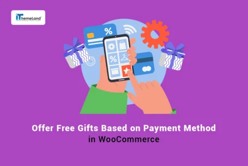 Free gift basen on payment method banner