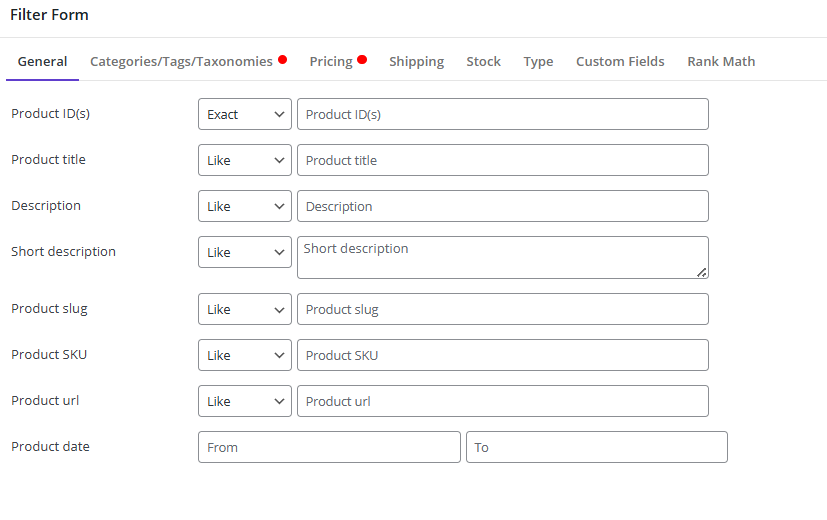 Filter products in PBULKiT plugin by iThemelandco