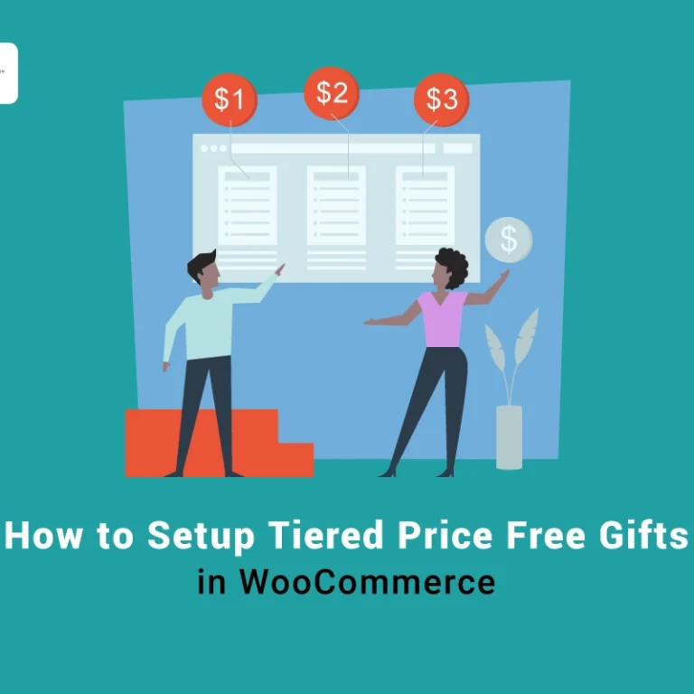 How tierd price free gifts in woo banner