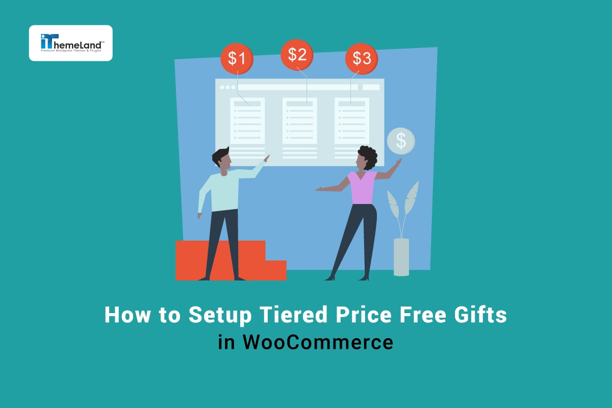 How tierd price free gifts in woo banner
