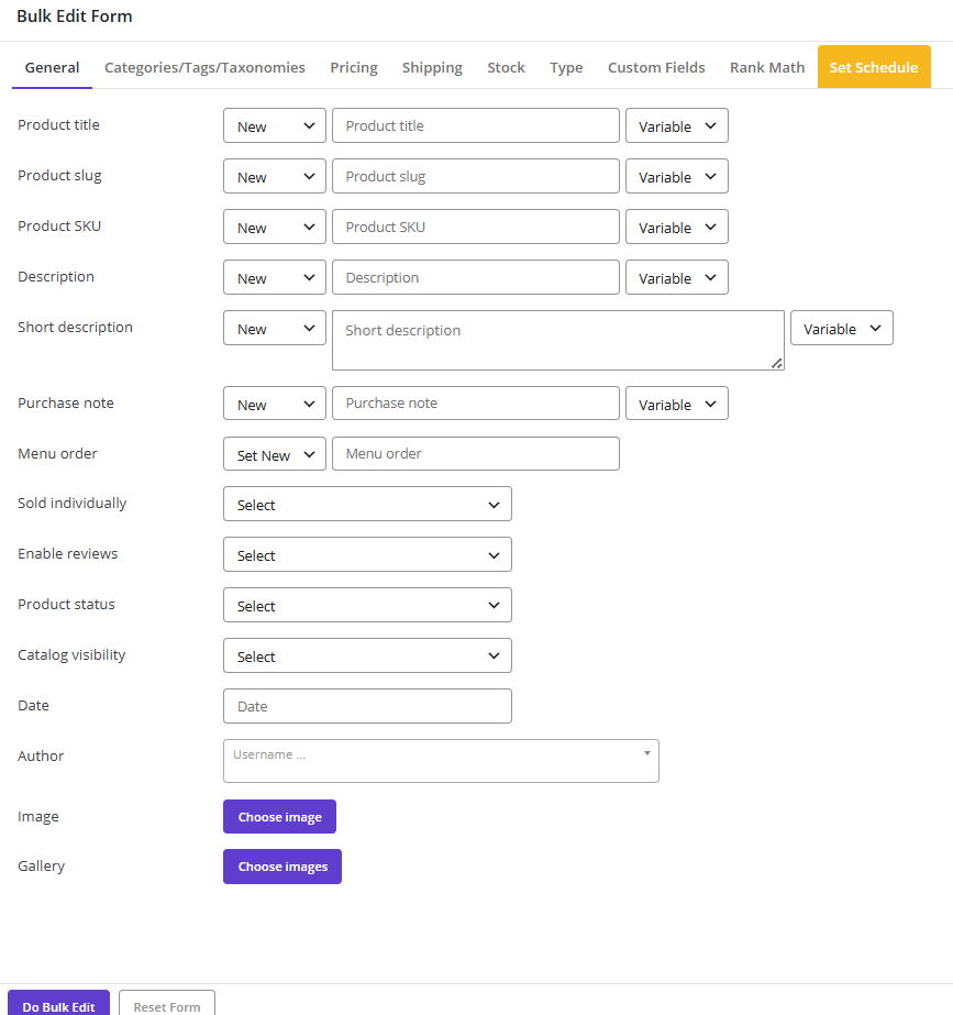Open pbulkit by ithemeland bulk rfit form