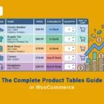 Complete woo product tables guide banner