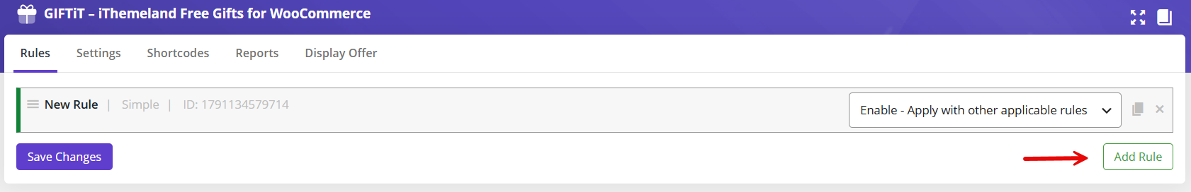 Create a WooCommerce free gift rule based on previous purchases
