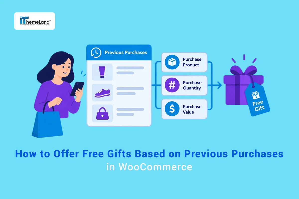 WooCommerce free gift based on previous purchases