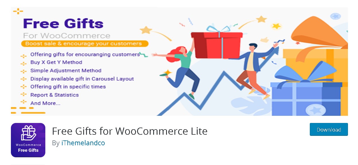 download free version of Free Gifts for WooCommerce