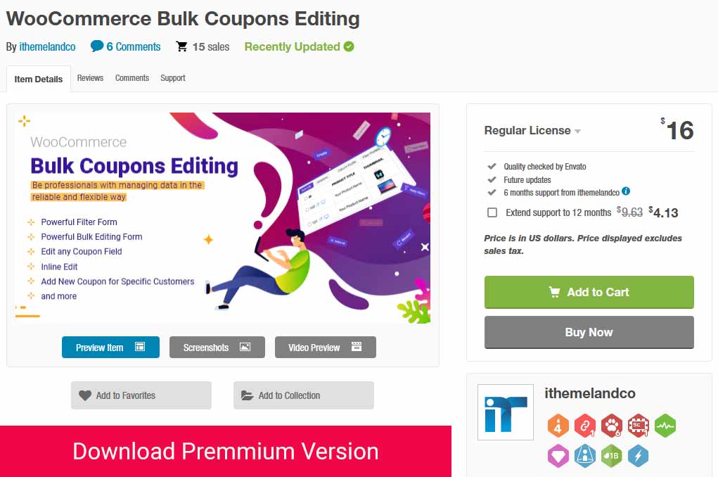 download woocommerce bulk coupons editing form codecanyon