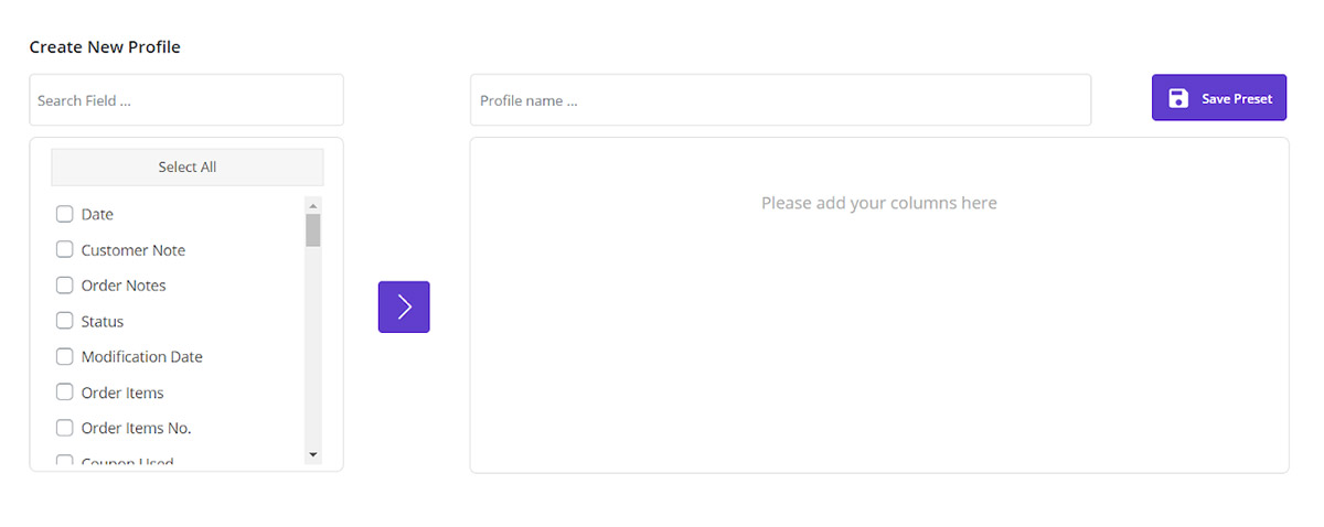 find order field and add to order table in WooCommerce bulk orders editing plugin