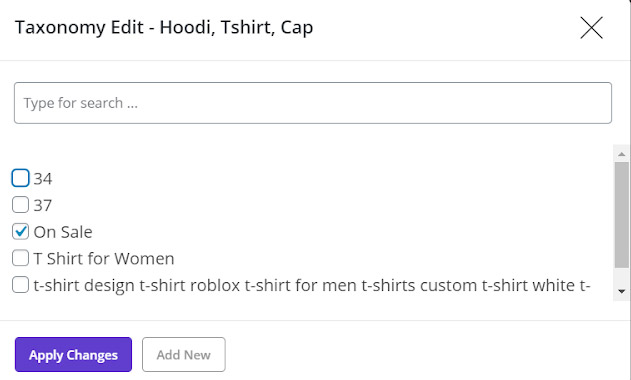 product inline edit category in woocommerce bulk product editing