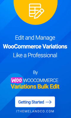 WooCommerce variations bulk edit plugin banner
