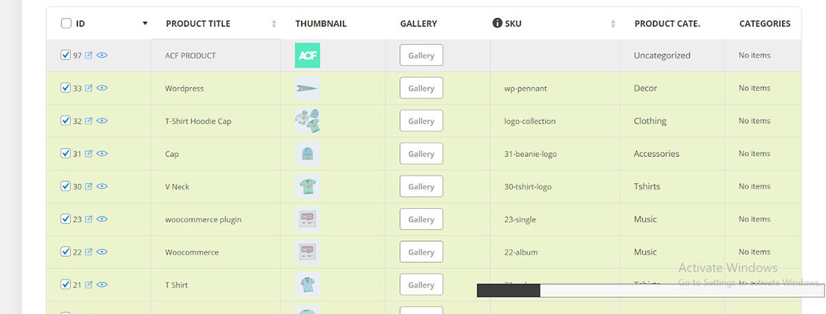 change multi-product SKU via bulk edit