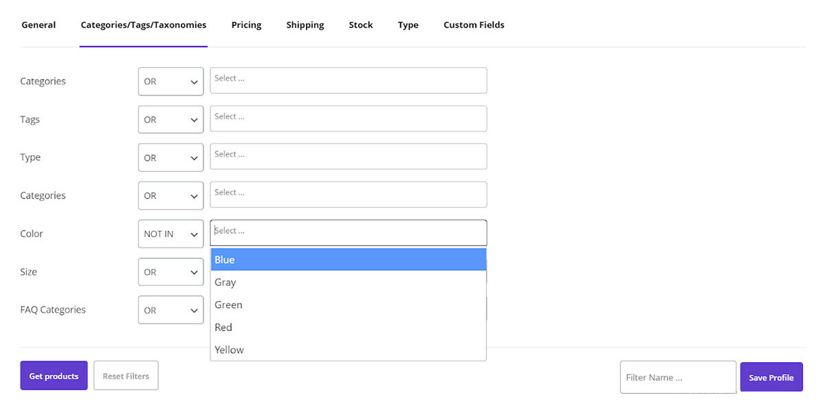 filter products by variation in woocommerce bulk edit plugin