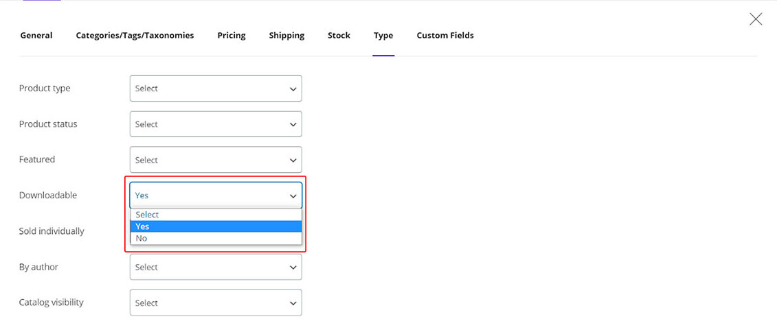 Filter the products in Woocommerce bulk edit plugin