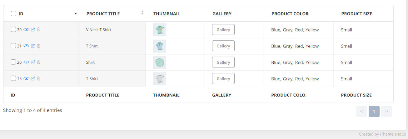 Inline edit product image in woocommerce bulk product editing