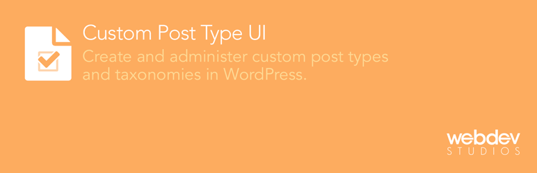 custom post type UI plugin