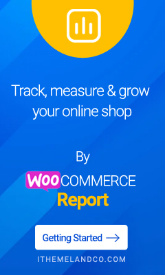 WooCommerce report sidebar banner