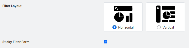 select filtter layout
