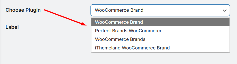 Choose plugin for integration