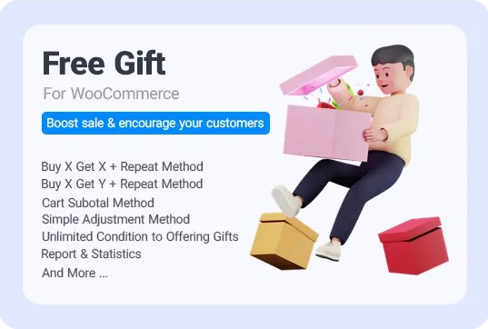 free gift products for WooCommerce plugin documentation