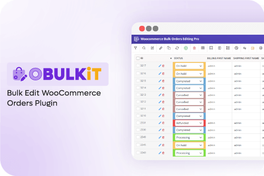 OBULKiT - Bulk Edit WooCommerce Orders by ithemeland