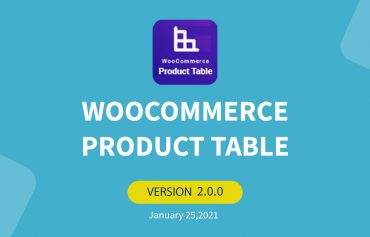 woocommerce product table new update 2.0.0