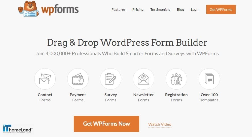 WP form plugin