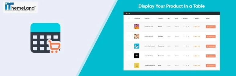 Product Tables for WooCommerce plugin