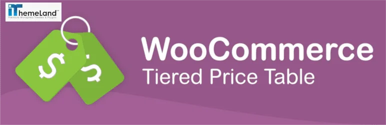 WooCommerce Tiered Pricing Table Plugin