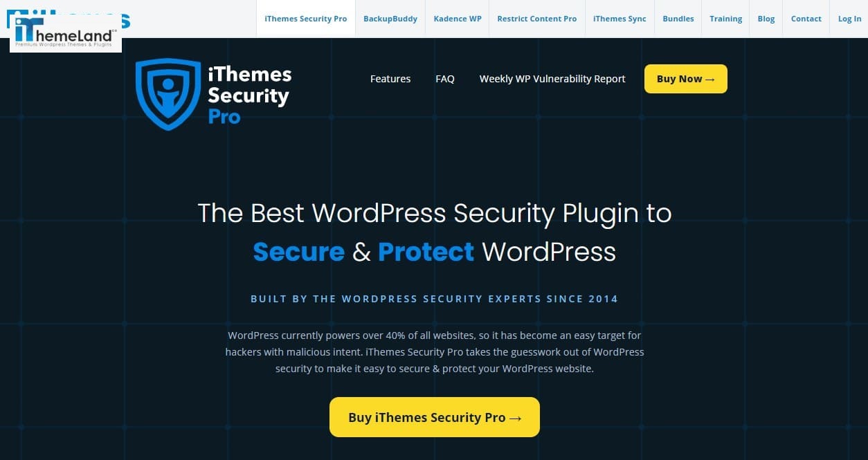 iThemes security pro plugin