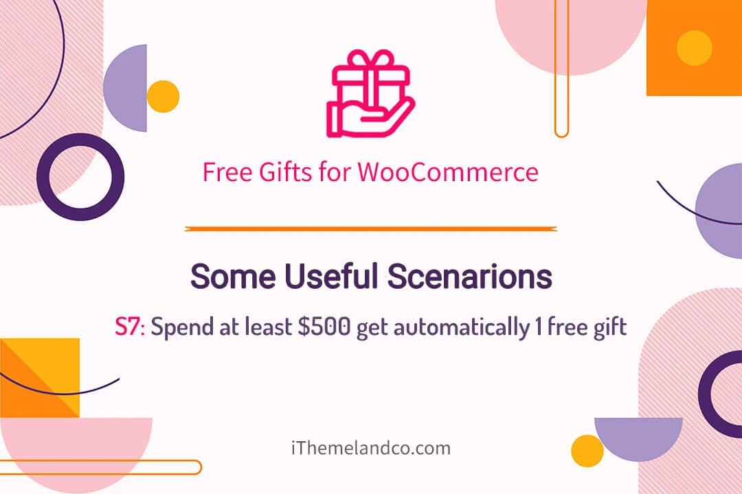 Spend at least $500 get automatically one free gift - banner