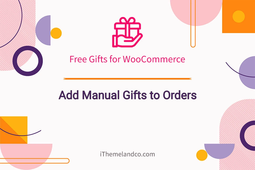 Add manual gifts to customer order - banner