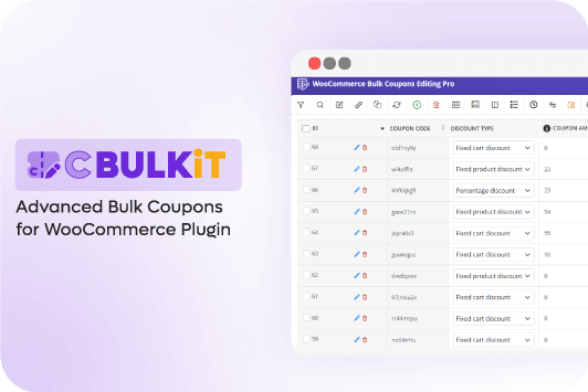 CBULKiT - Advanced Bulk Coupons for WooCommerce