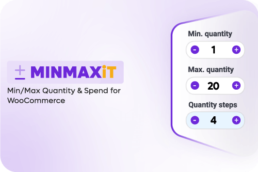 min and max quantity & spend for WooCommerce