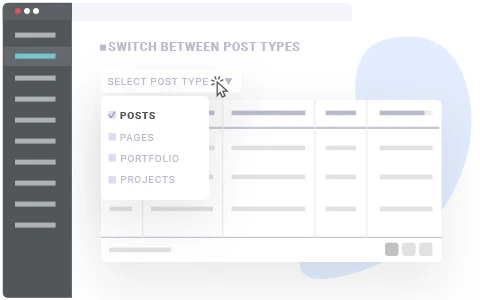 switch between WordPress custom posts