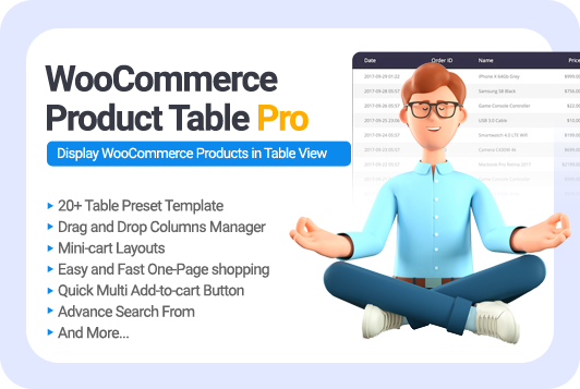 WooCommerce product table pro