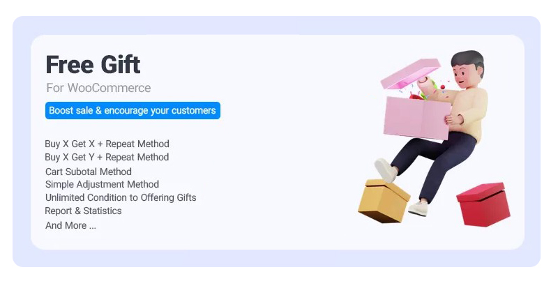 free gift for woocommerce plugin
