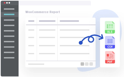 WooCommerce report export to PDF, CSV and XLS
