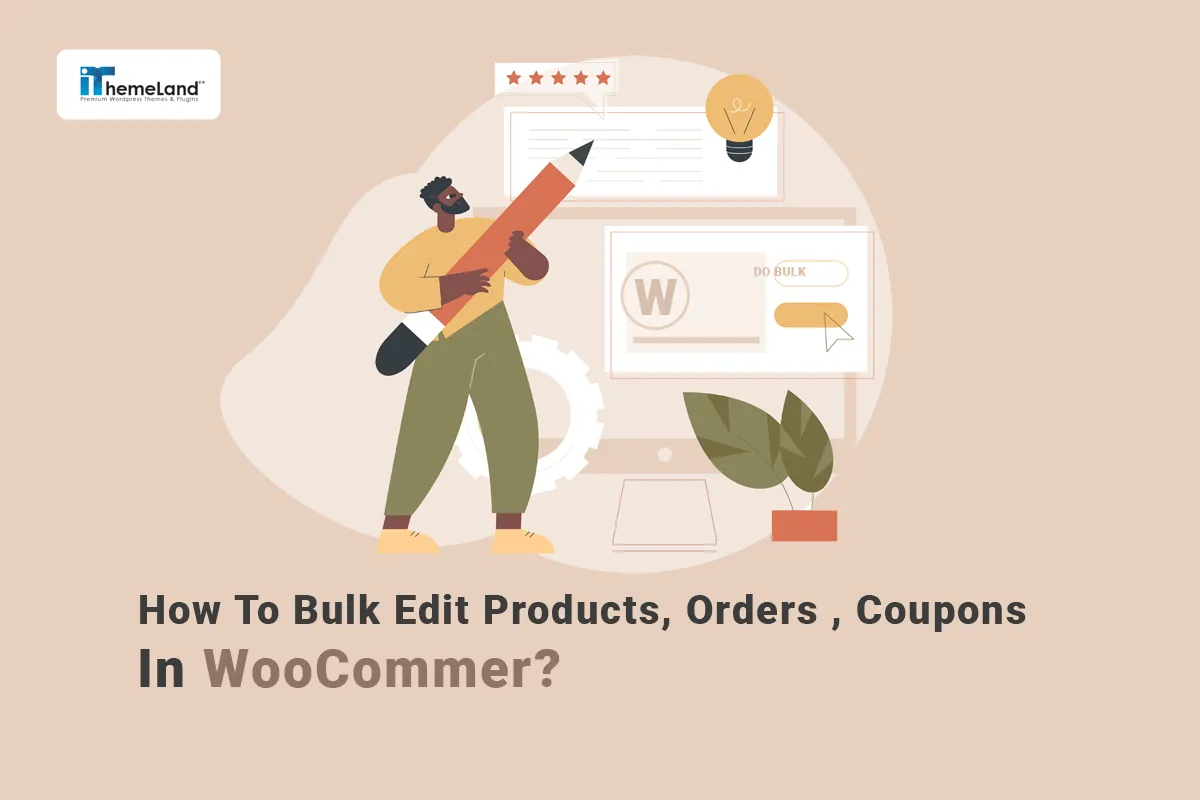Bulk edit WooCommerce products, coupon and orders